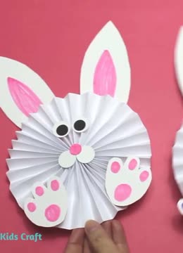 【0-6岁亲子手工】纸制品:如何制作一个可爱的兔子